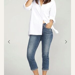 Silver Jeans Suki Cropped Jeans 28/24